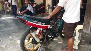 Yamaha FIZR CALTEX 110 Riset underbond 116 pengapian ori  coil yz125 VRT GARAGE  BLITAR KEDIRI [upl. by Ayle]