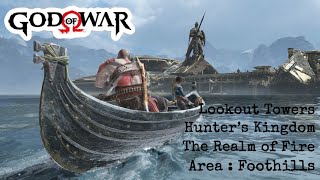 God of War  The Realm of FireFoothills  Hunt in Hunters Kingdom  Help of Brok Brother  PART6 [upl. by Hayimas]