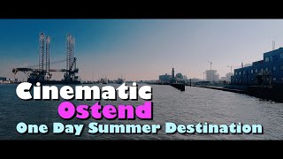 Cinematic View Of Ostend Beach Belgium  A Seaside Summer Beach Destination  A Day Out In Ostend [upl. by Adnahsar]