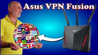 How to setup VPN Fusion on Asus router Step by Step guide [upl. by Cima]