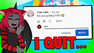 QUITTING Tower Of Hell FOREVER Roblox [upl. by Stewart]