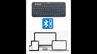 Tastiera bluetooth Logitech K380  Come effettuare lassociazione con un dispositivo bluetooth [upl. by Hasile]