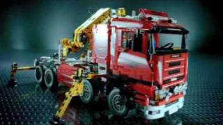 Lego Technic Crane Truck Commercial [upl. by Avid]