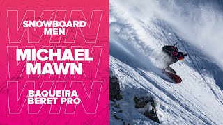 Michael Mawn Winning Run I FWT23 Baqueira Beret Pro [upl. by Ettenotna233]