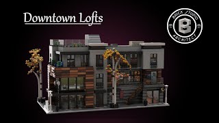 LEGO Downtown Lofts MOC [upl. by Aniaz]