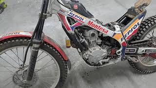 Montesa 4rt will it run trials bike starting nightmare honda montesa cota 4rt [upl. by Seuguh]