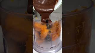 2ingredient chocolate mousse  Sweet potato chocolate fudgy mousse shorts [upl. by Tirza]