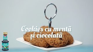 Rețetă Cookies cu mentă şi ciocolată [upl. by Freemon]