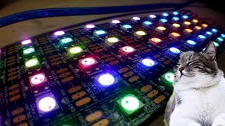 Playing with Neopixels and FastLed Library [upl. by Aicire224]