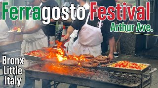 Ferragosto Festival Arthur Avenue Bronx New York City 2022 [upl. by Dewey]