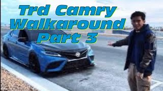 Toyota Camry TRD Cavalry Blue Walkaround Part 3 mods overview Airwictrd toyota walkaround camry [upl. by Irpak]