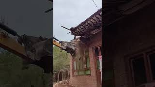 Brick house eaves demolition process [upl. by Siuol]