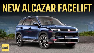 🔥Alcazar Facelift 2024  All You Need to Know About New Render🔥 New Details  Alcazar Facelift [upl. by Akeber]