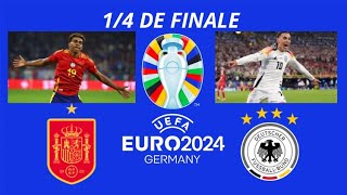 Espagne  Allemagne EURO 2024 quart de finale [upl. by Jaddan]