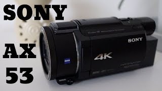 Videocamera 4K SONY FDRAX53  Recensione e TEST STABILIZZAZIONE video [upl. by Ahseit]