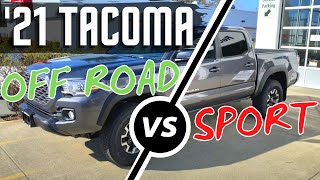 TOYOTA TACOMA TRD OFF ROAD VS TRD SPORT  WHAT ARE THE DIFFERENCES [upl. by Kendra803]