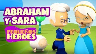 HISTORIAS DE LA BIBLIA PARA NIÑOS 📖🤰🏻 ABRAHAM Y SARA  PEQUEÑOS HEROES [upl. by Supat]