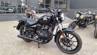 Royal Enfield  Meteor 350  Fireball Black  Custom royalenfield bike viral trending [upl. by Scharaga47]