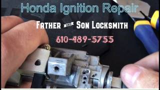 Honda Ignition Lock Repair  Step By Step Tutorial [upl. by Nahama]