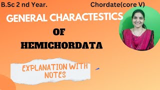 General characters of Hemichordata bsc 2nd year [upl. by Neerbas]