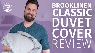 Brooklinen Classic Duvet Cover Review  A Great Match For Hot Sleepers [upl. by Weinman]