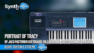 Portrait of Tracy  Jaco Pastorius  Keyboard solo version  Spectrasonics Trilian [upl. by Leuneb631]