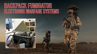 Russian Soldiers with Backpack Fumigator Electronic Warfare Systems [upl. by Iyre]