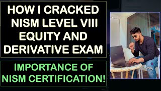 How I Cracked NISM Certification Exam [upl. by Bullen]