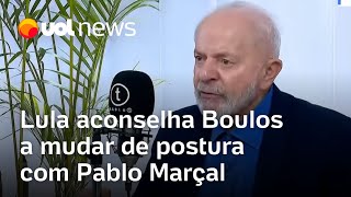 Lula aconselha Boulos a mudar de postura com Pablo Marçal Deixa ele falar o que ele quiser [upl. by Noira36]