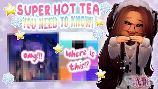 😱ALERT✨ SUPER HOT TEA COMING YOUR WAY  Royale High Glitterfrost [upl. by Braun]