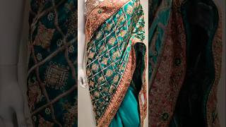 Jaipuria silk with Resham work designer saree youtubeviral youtubeshorts viralshort viralreels [upl. by Aneet]