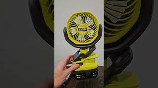 Ryobi clamping fan a great value and high quality Tool review coming soon [upl. by Uyerta]