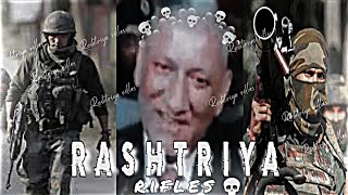 CDS Bipin Rawat X Rashtriya rifles Attitude status  Rashtriya rifles WhatsApp status  Indian army [upl. by Arraet]