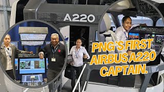 Captain Beverley Pakii makes history as PNGs first female Airbus A220 captain  EMS 2024 [upl. by Enna]