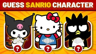 Guess the characters voice line and Emoji Quiz  Sanrio  hello kitty my melody kuromi [upl. by Evey586]