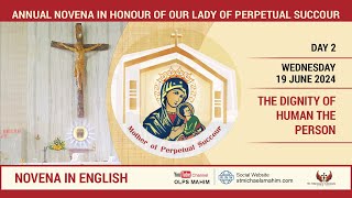 DAY 2 ENGLISH  OUR LADY OF PERPETUAL SUCCOUR NOVENA 2024 [upl. by Orenid]