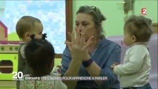 La langue des signes dans une crèche formée par Lingueo [upl. by Aldis]