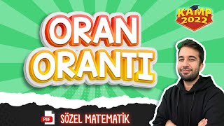 OranOrantı  TYT  SÖZEL Matematik Kamp2022 tyt2022SOZMAT10 [upl. by Syned775]