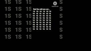 Can you find odd one out brainteaser exercise eyetest entertainment viralvideo [upl. by Ori]