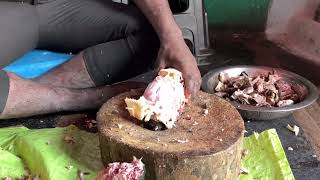 Mutton ￼￼talakaya cutting in my village lo ￼please full video watch this video 🙏🙏 [upl. by Tri]