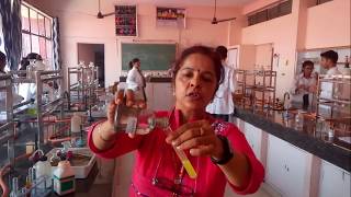 Chromyl chloride test in Lab by Seema Makhijani [upl. by Xylina684]