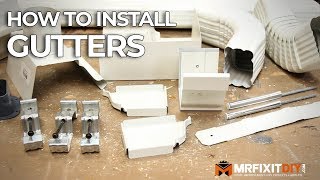 HOW TO INSTALL GUTTERS  A DIY GUIDE [upl. by Grubb370]