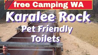 Karalee rock A memorable free camping spot spacious  Pet Friendly Caravanning Western Australia [upl. by Niamrahc749]