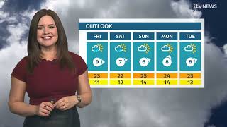 Amanda Houston  ITV Calendar Weather 25Jul2024 [upl. by Aitenev957]