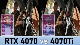 RTX 4070 vs 4070 Ti Gaming Benchmarks High FPS or Great Value [upl. by Battat62]