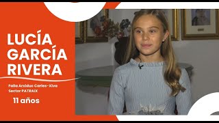 Candidatas a Fallera Mayor Infantil de Valencia 2025 Lucía García Rivera [upl. by Telrats]