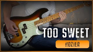 HOZIER  Too Sweet Bass Cover  Tabs [upl. by Jerad]