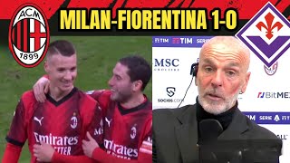 MILANFIORENTINA 10 CAMARDA RECORD MAIGNAN MURO PIOLI POSSIAMO ANCORA AMBIRE A COSE IMPORTANTI [upl. by Dera]