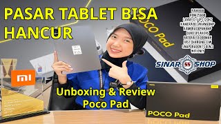 Tablet Layar Besar Yang Ngerusak Pasar Unboxing And Review POCO PAD [upl. by Aromas]