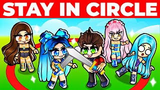 Stay In The CIRCLE In Roblox [upl. by Airec]